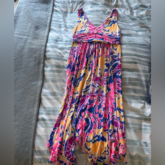 Lilly Pulitzer SLOANE MIDI SHIFT DRESS SIZE L - Picture 3 of 4